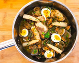 Foto del paso 6 de la receta: Rape en salsa verde con Almejas