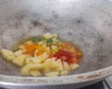 A picture of step 4 of Bread poha.
