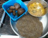 A picture of step 3 of Kuttu cheela.