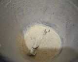 A picture of step 1 of Roasted gram dal sandesh.