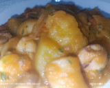 Foto del paso 9 de la receta: Calamar estofado con pasta de curry rojo