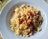 Foto langkah ke 6 dari resep Nasi Goreng Pelangi 🌈.