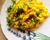 A picture of step 8 of Sweet corn chivda (khichdi).