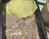 A picture of step 6 of Savoy Cabbage Lasagna with Spiced Cinnamon Ragu.
