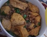 Foto langkah ke 4 dari resep Tahu kecap daging cincang.