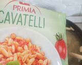 A picture of step 1 of Cavatelli with Chickpeas and Prawns.
