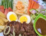 Foto langkah ke 7 dari resep Bistik Jawa Daging Qurban Komplit.