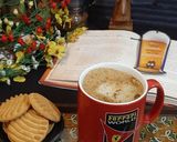 हॉट मिल्की क्रिमी कॉफी (hot milky creamy coffee recipe in marathi) रेसिपी स्टेप 8 फोटो