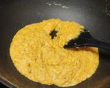 A picture of step 4 of Besan burfi.