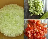 Foto del paso 1 de la receta: Duros con verdura (chicharrón de harina preparado)
