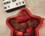 Foto del passaggio 5 della ricetta 107👩🏻‍🍳Brownie al cioccolato al latte e fragole