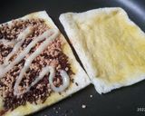 Foto langkah ke 3 dari resep Roti Tawar Bakar Teflon (Meses Kacang).