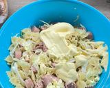 Káposztás tészta saláta ￼ recept fázis 6 fotója