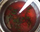 A picture of step 5 of Mint Hibiscus Iced Tea.