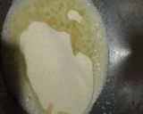 A picture of step 2 of Rava/sooji halwa.