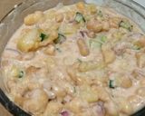A picture of step 4 of Bondi raita.