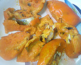 A picture of step 5 of Palmoil moi moi with macreal.