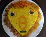 Foto langkah ke 6 dari resep Nasi Kuning "Tumpeng" magicom.