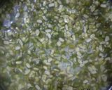 A picture of step 8 of Tricolor khichdis.