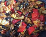 Nyári zöldséges ragu bulgurral recept fázis 9 fotója