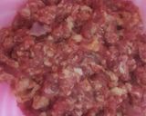 A picture of step 1 of Chapli Kabab.