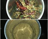 A picture of step 3 of Puliyogare / Puliyoadharai.