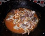 Foto langkah ke 3 dari resep Cumi Buncis Pedas Manis.