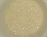 A picture of step 1 of Bassan ka halwa.