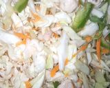 A picture of step 2 of Chicken veggi stuffing💕چکن ویجی اسٹفنگ💕.