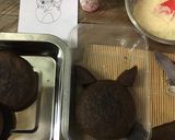 Foto langkah ke 5 dari resep Brownies Kukus Gluten Free Dengan Krim Keju.