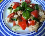 A picture of step 4 of Panzanella.