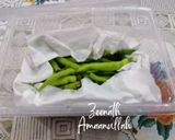 A picture of step 3 of Freshness loaded Green Masala.