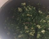 Foto del paso 2 de la receta: Crepe de papa y calabacín relleno de espinaca
