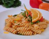 A picture of step 18 of Spicy Sweet and Sour Pasta.