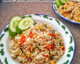 Foto langkah ke 4 dari resep Nasi Goreng Daun Jeruk.
