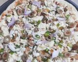 A picture of step 7 of BBQ Pizza.