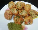A picture of step 5 of Vegetable Paniyaram.