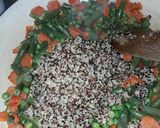 Foto del paso 1 de la receta: Ensalada tibia de quinoa, vegetales y queso