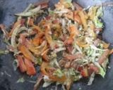 A picture of step 5 of Chinese noodles.