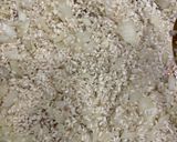A picture of step 4 of Vishal’s pesto risotto.