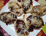 Foto del paso 4 de la receta: Patatas rellena de kebab y crema de queso azul