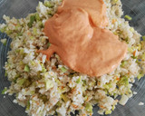 Foto del paso 6 de la receta: Pastel frío de salmón, gambas y aguacate