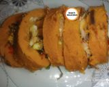 A picture of step 10 of Moi moi rolls.
