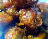 A picture of step 8 of Soya Chilli.