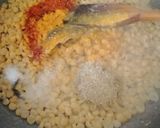 A picture of step 3 of Chana dal kadhi.