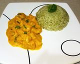 A picture of step 5 of Chicken Curry with Cream.