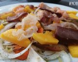 Foto del paso 7 de la receta: Carpaccio de la huerta y mango con ahumados en aceite