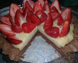 Foto del paso 5 de la receta: Tarta de frutillas, pastelera y masa de cacao!!