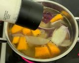 A picture of step 4 of Yam and pumpkin creamy soup (vegan).