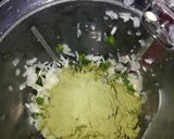 A picture of step 3 of Green smoothie #breakfastideas.
